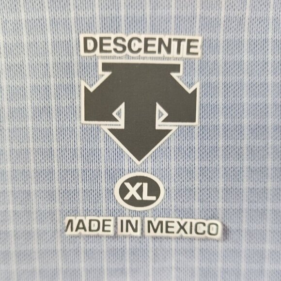 Vintage Descente Mens XL Cycling Jacket Lightweight Blue Windbreaker Cycle Retro - Picture 8 of 10